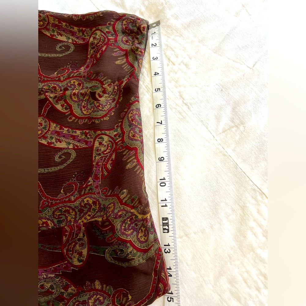 Ralph Lauren Paisley Skirt Size 6 - Picture 8 of 10
